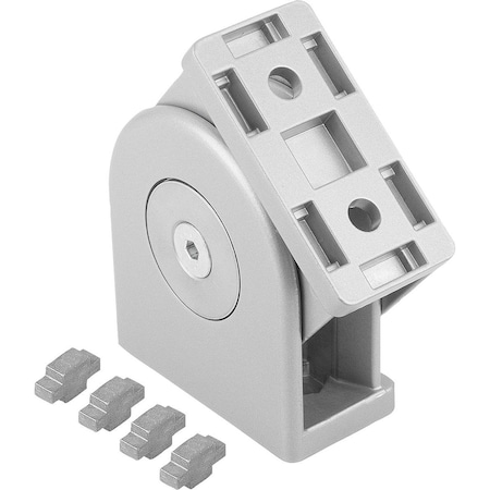 Kipp Joint Block 80X40X100, Form:B Zinc, Type I, Bn=8 K1051.084080